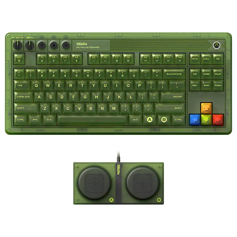 8BitDo Retro 87 Xbox Edition Mechanical Keyboard - Main Image