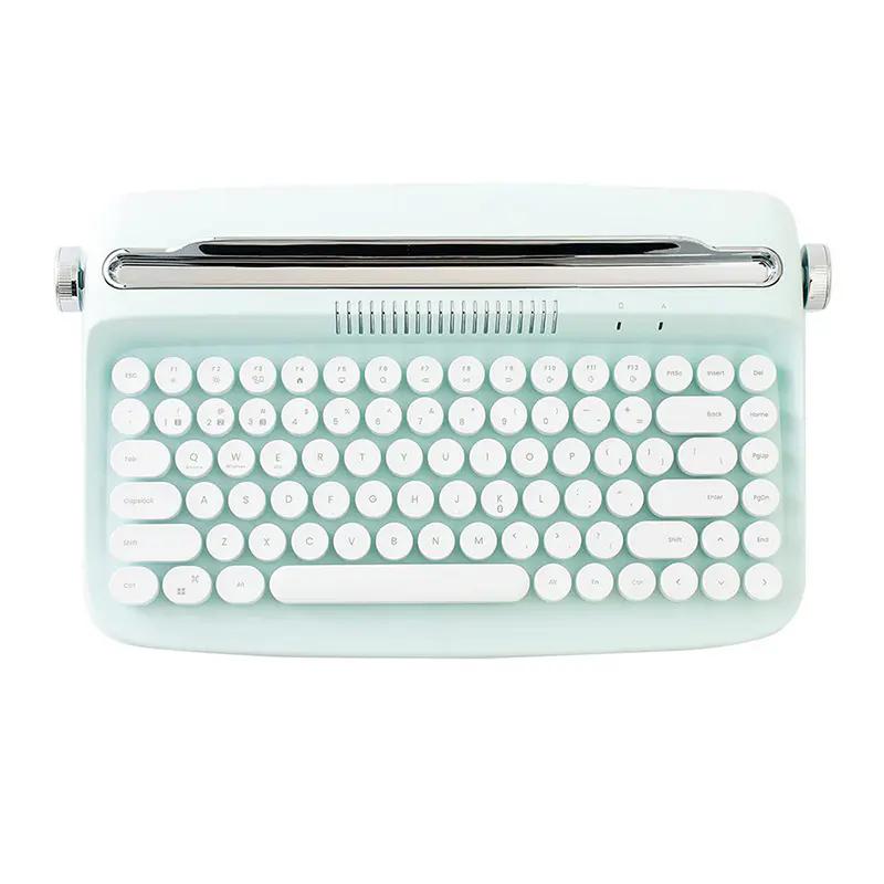 ACGAM ACTTO B303 Typewriter Retro Membrane Mechanical Keyboard - Main Image