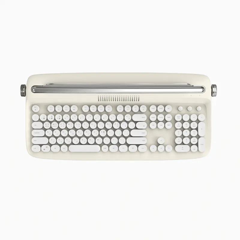 ACGAM ACTTO B503 Typewriter Retro Membrane Mechanical Keyboard - Thumbnail 2