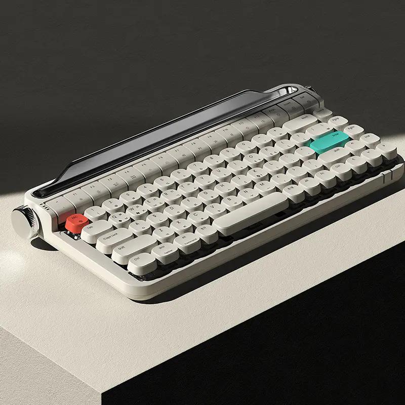 ACGAM ACTTO B703 Typewriter Retro Mechanical Keyboard - Thumbnail 2