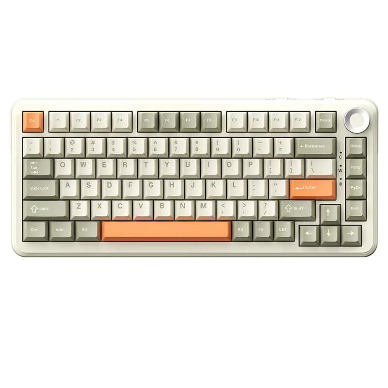 Ajazz AK820 Max Retro Style Mechanical Keyboard - Main Image