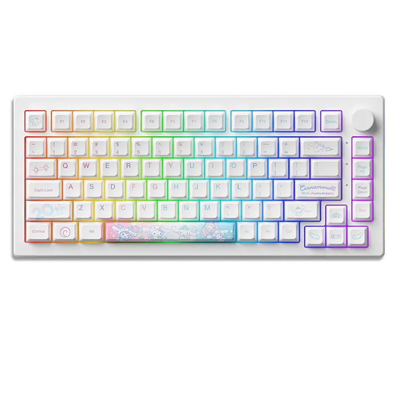 Akko Cinnamoroll 20th Anniversary 5075B Plus Mechanical Keyboard - Main Image