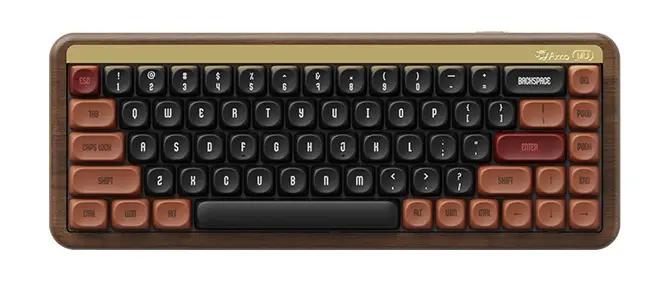 Akko MU01 Autumn Wood Mechanical Keyboard - Main Image