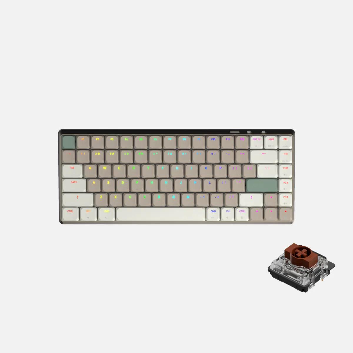 Azio Cascade Slim Mechanical Keyboard - Main Image