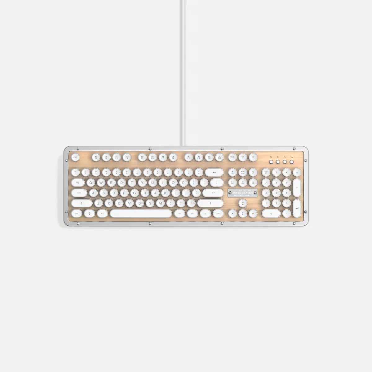Azio Retro Classic USB Mechanical Keyboard - Thumbnail 2