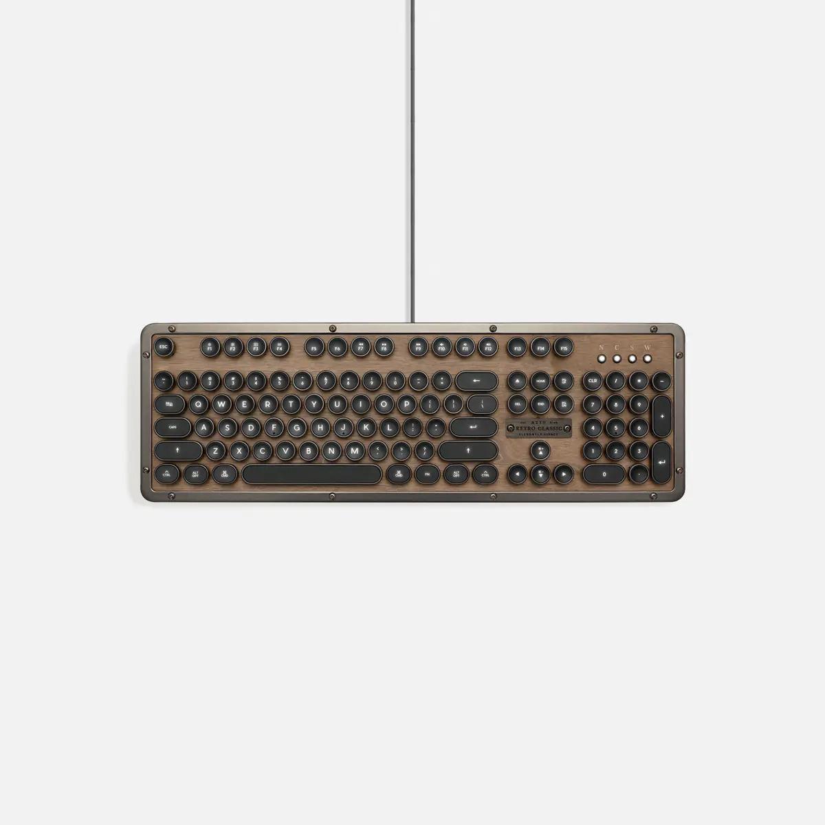 Azio Retro Classic USB Mechanical Keyboard - Thumbnail 3