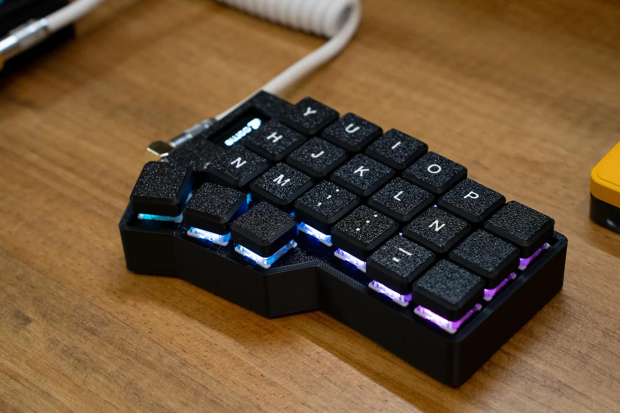 Denshi Electronic CRKBD Corne High Profile Mechanical Keyboard - Main Image