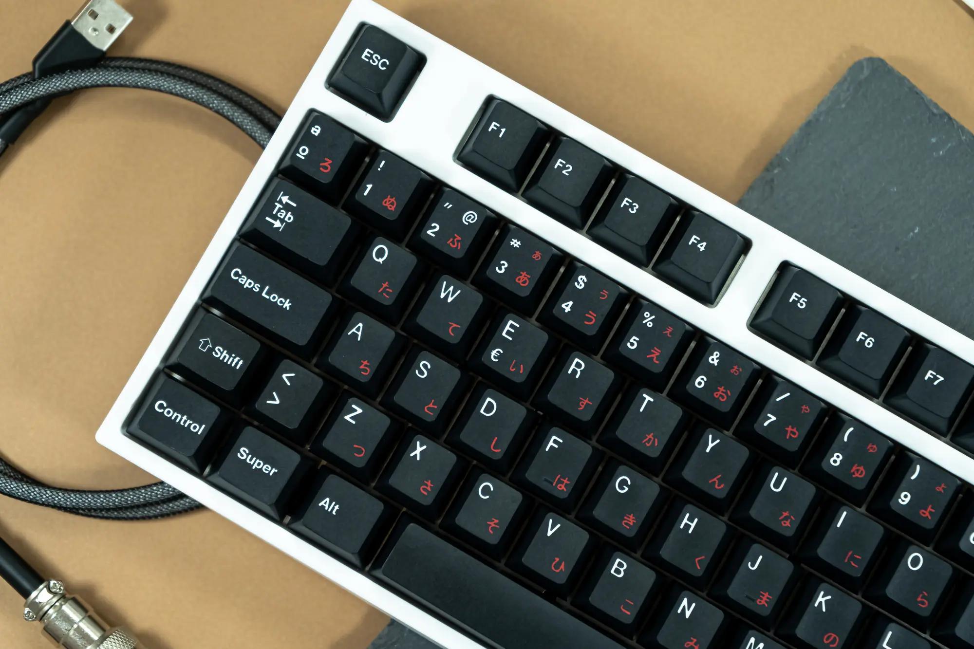 Denshi Electronic XD87 JAPANESE WOB KEYBOARAD Mechanical Keyboard - Main Image