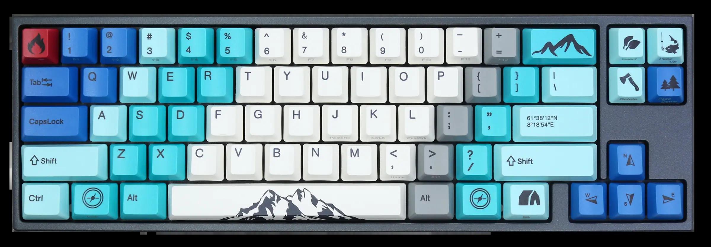 Ducky MIYA Summit Mechanical Keyboard - Main Image