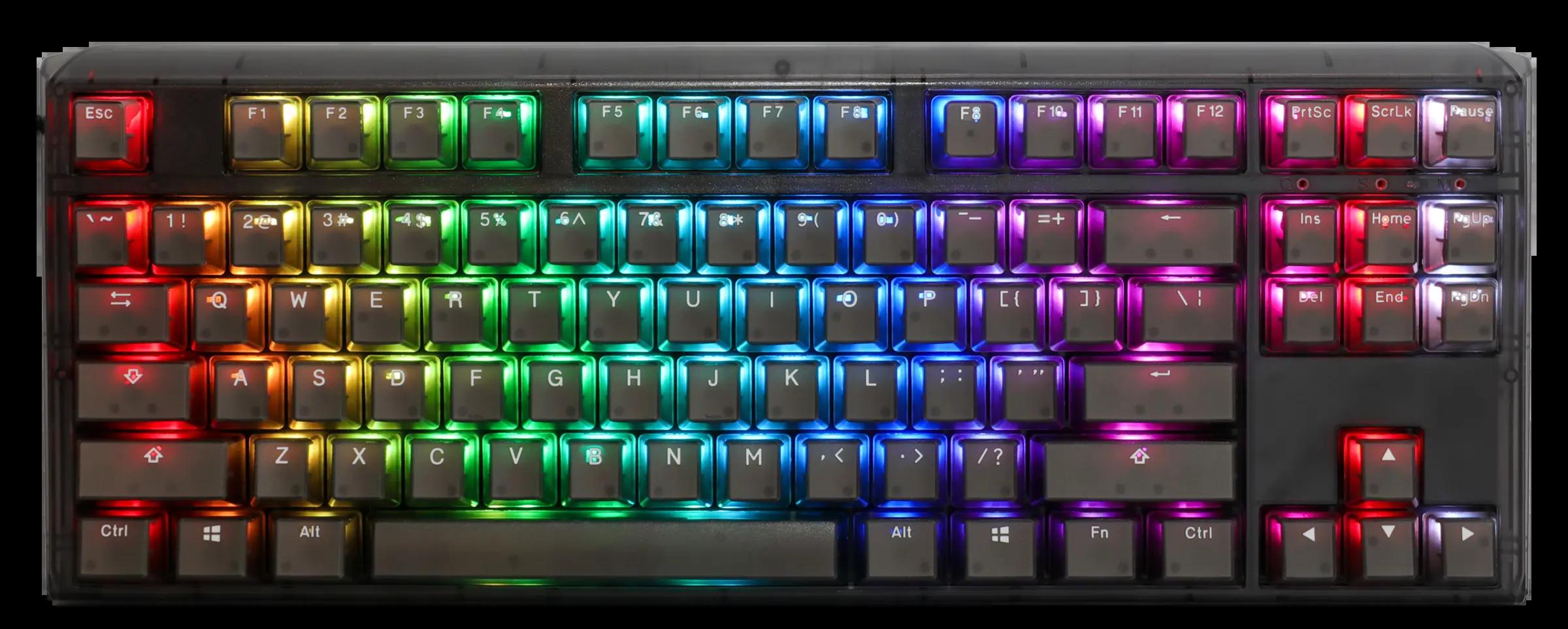 Ducky One 3 Aura Clear Mechanical Keyboard - Thumbnail 2