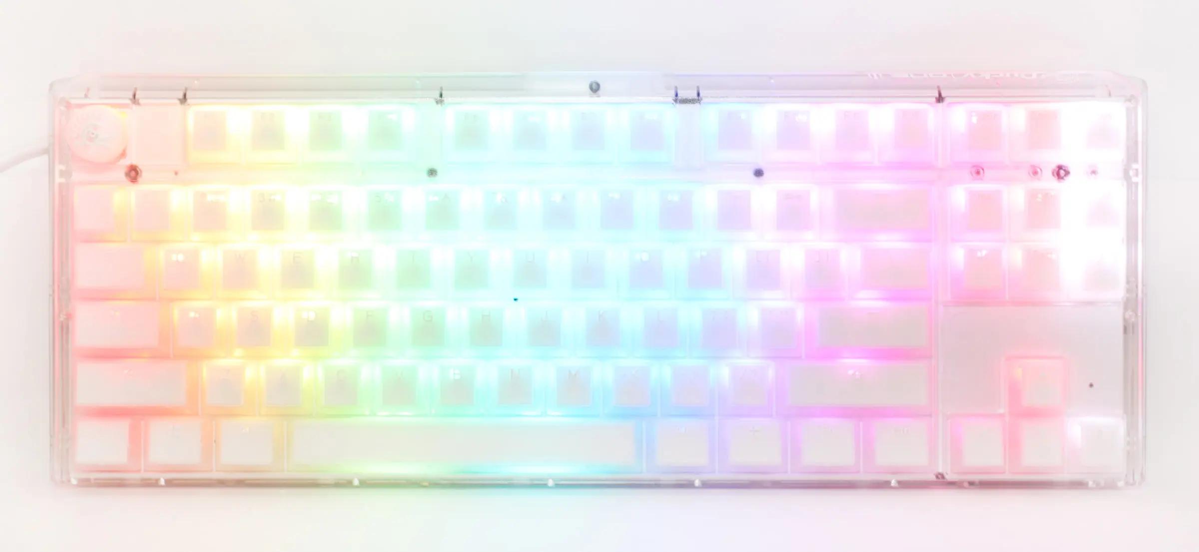 Ducky One 3 Aura Clear Mechanical Keyboard - Main Image
