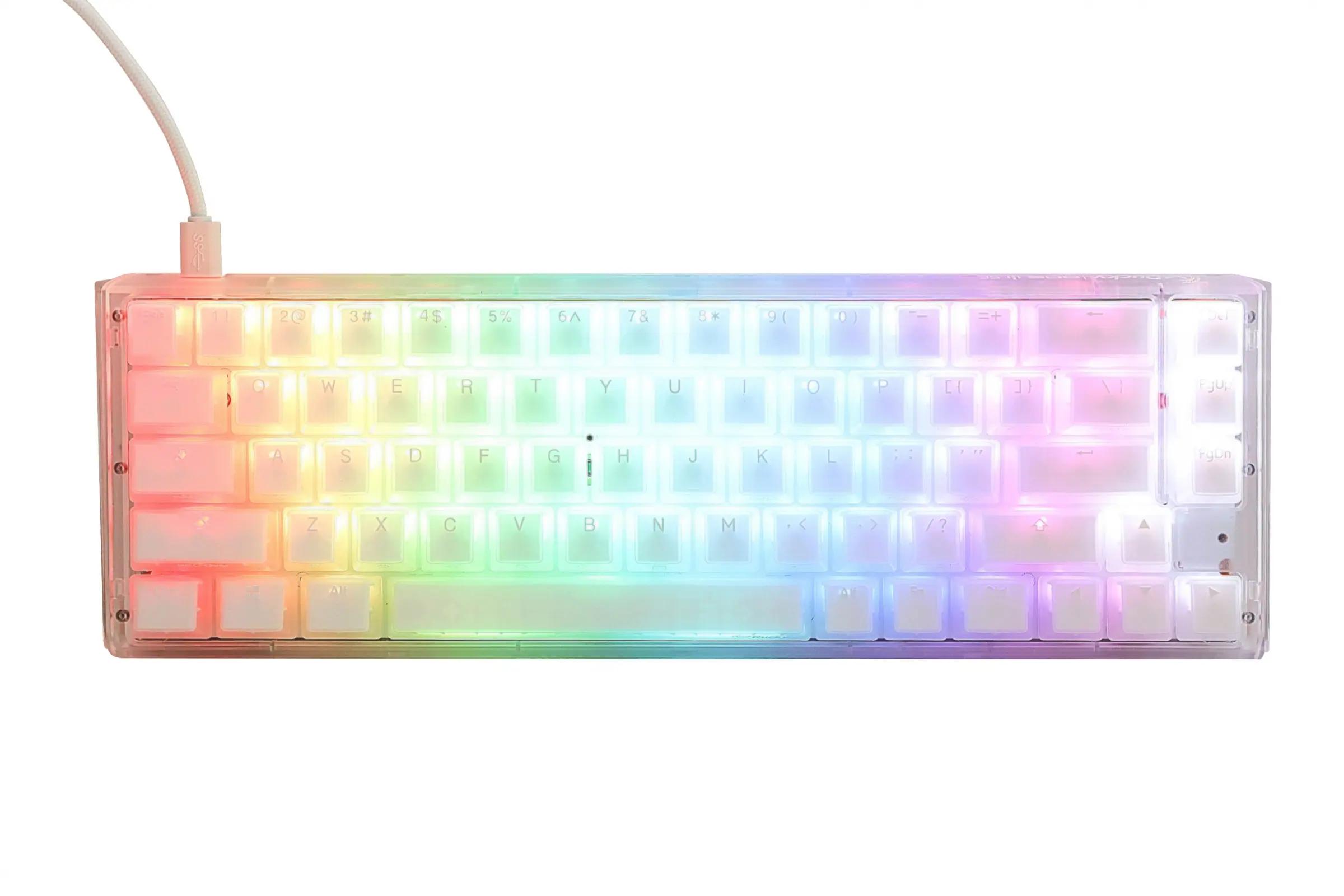 Ducky One 3 SF Aura Clear Mechanical Keyboard - Thumbnail 2