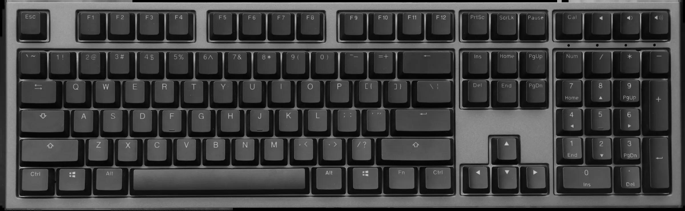 Ducky Shine 7 Gunmetal Mechanical Keyboard - Main Image