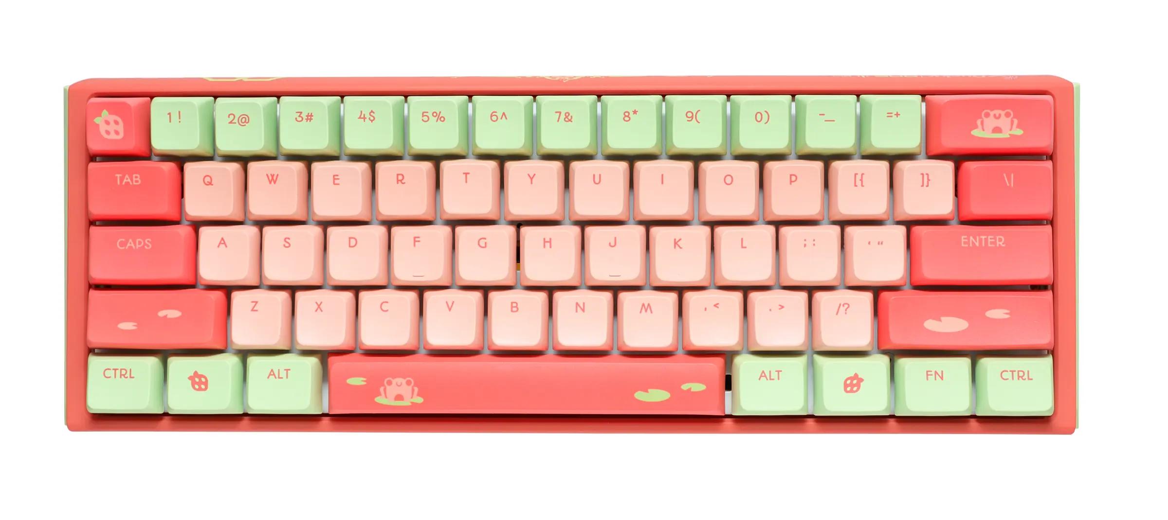 Ducky Strawberry Frog One 3 Mini Mechanical Keyboard - Main Image