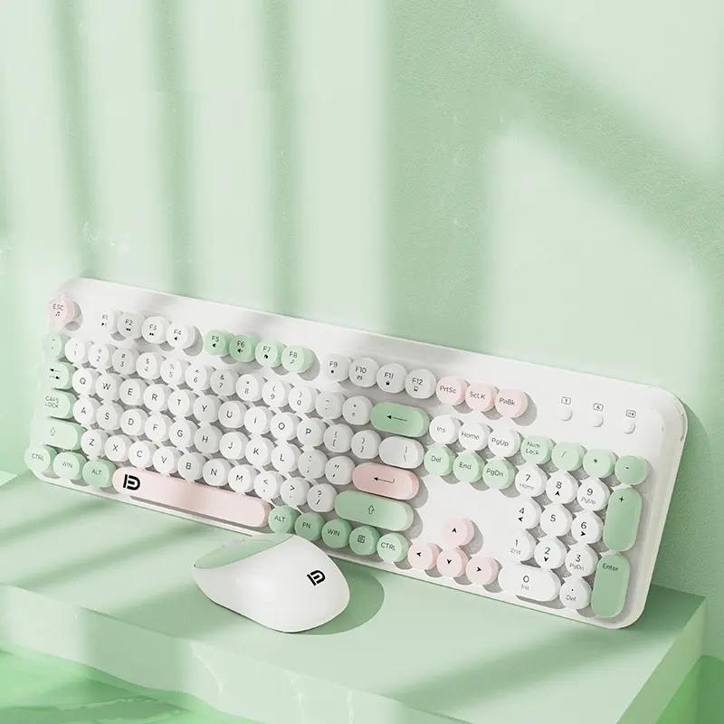 FUDE EK8870 Computer Mouse Combo Mechanical Keyboard - Main Image