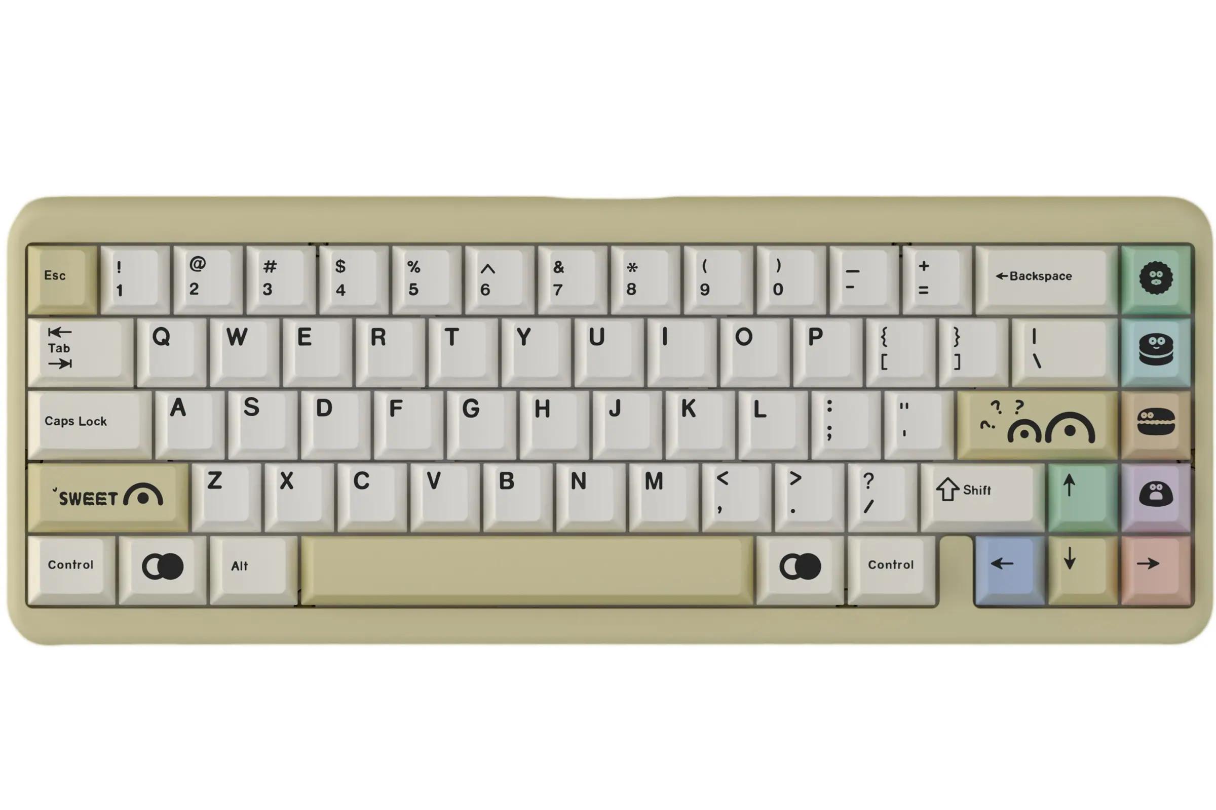 HMX Click Inc Macaron65 Mechanical Keyboard - Thumbnail 3
