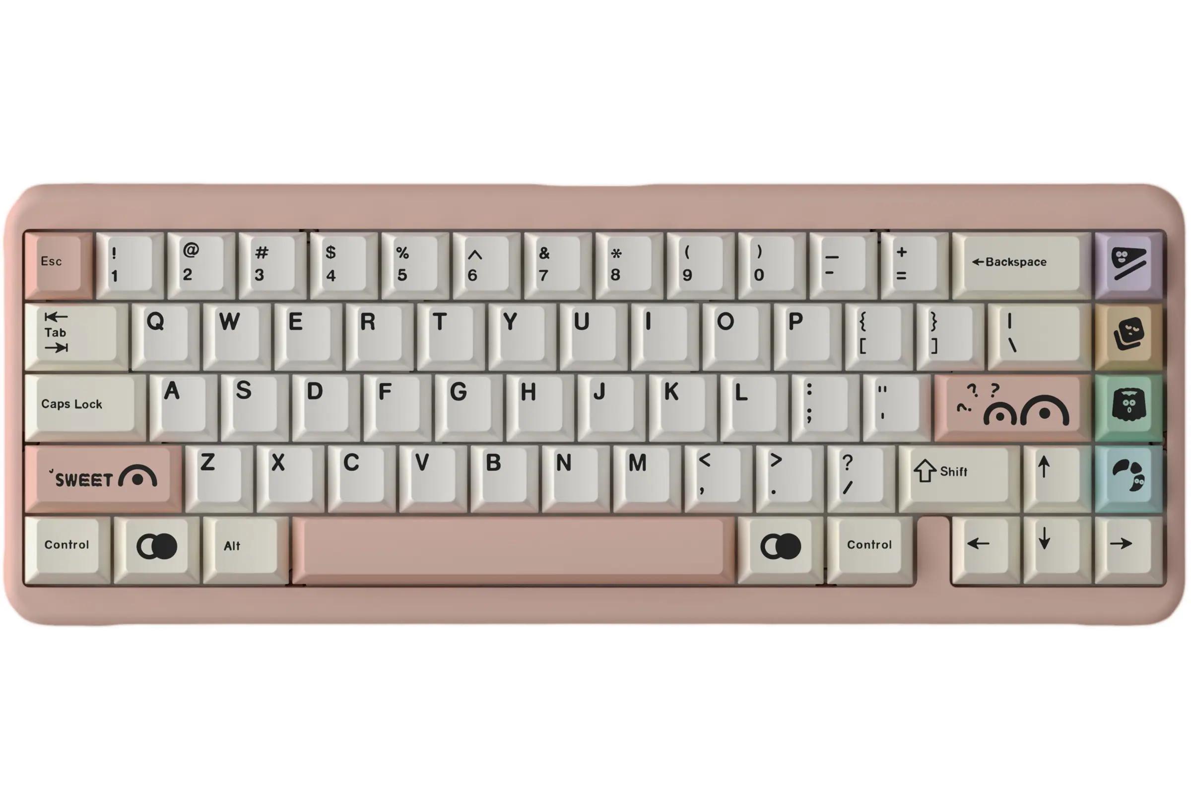 HMX Click Inc Macaron65 Mechanical Keyboard - Main Image