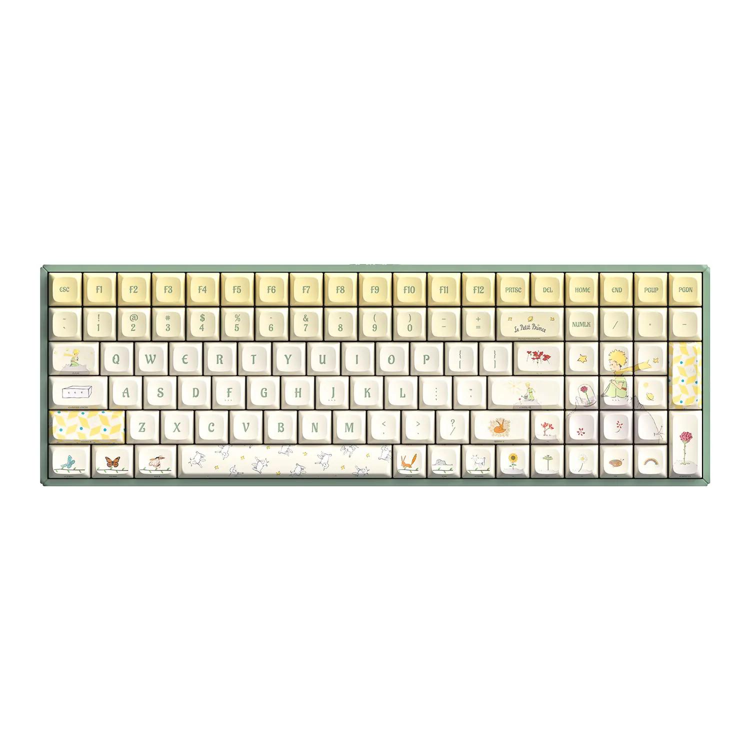IQUNIX Little Prince F97 Floral Date Mechanical Keyboard - Main Image