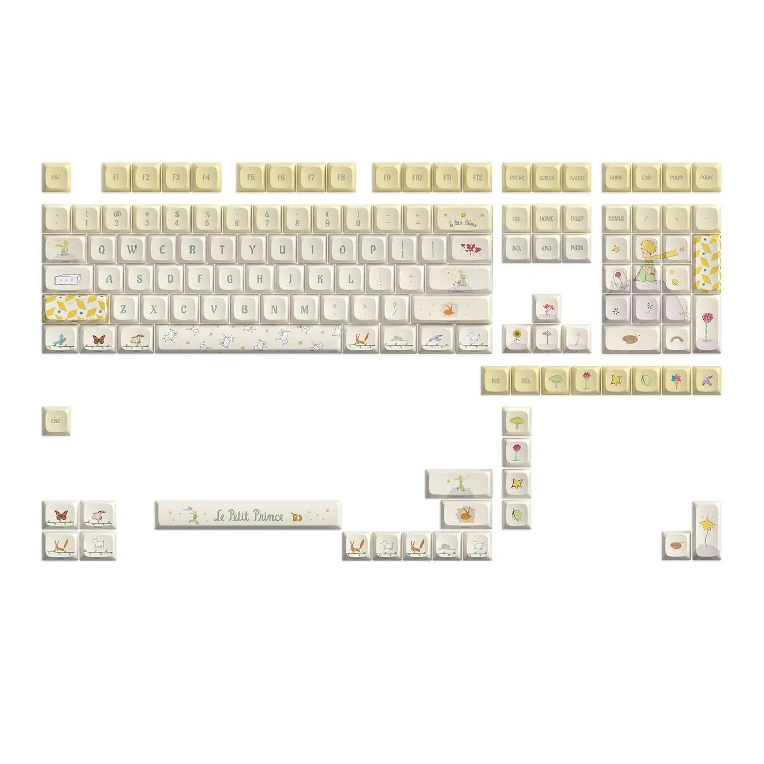 IQUNIX Little Prince Floral Date Mechanical Keyboard - Main Image