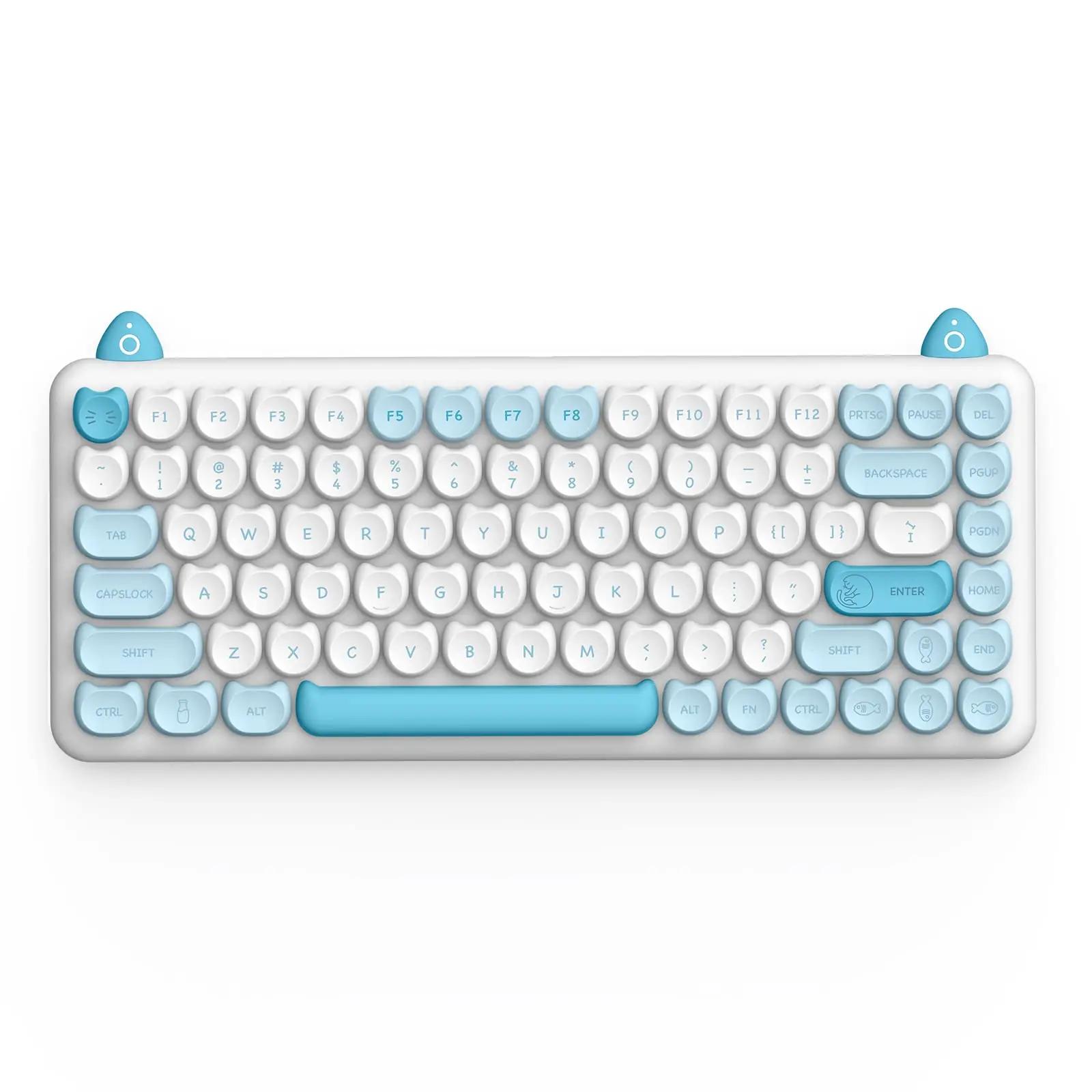 IQUNIX M80 Purry Cat Mechanical Keyboard - Thumbnail 2