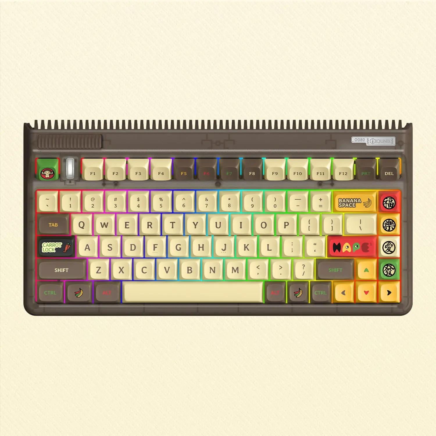 IQUNIX OG80 Happy Ape Mechanical Keyboard - Main Image