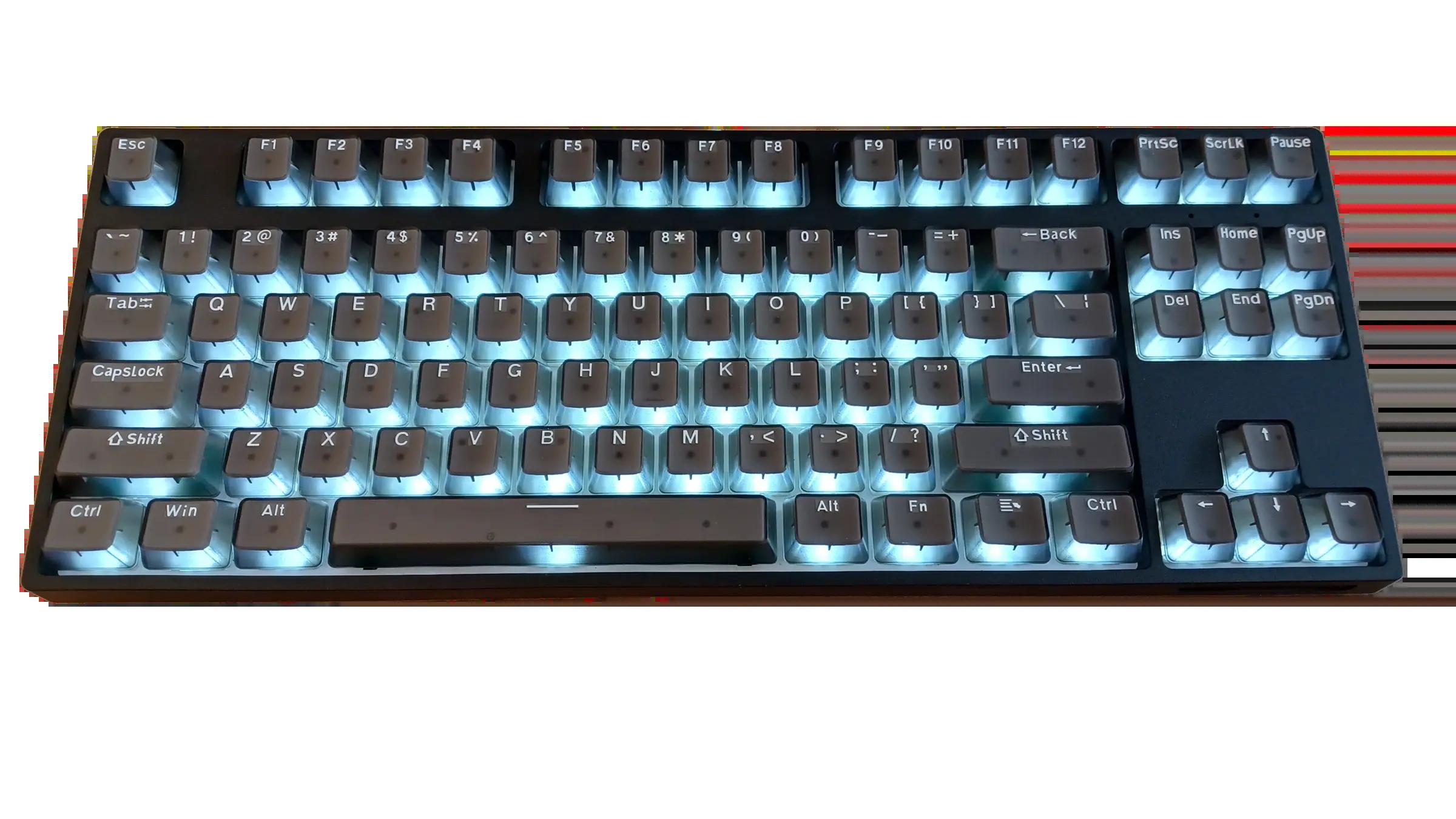 KBParadise V80 V2 Crystal Polycarbonate Mechanical Keyboard - Main Image