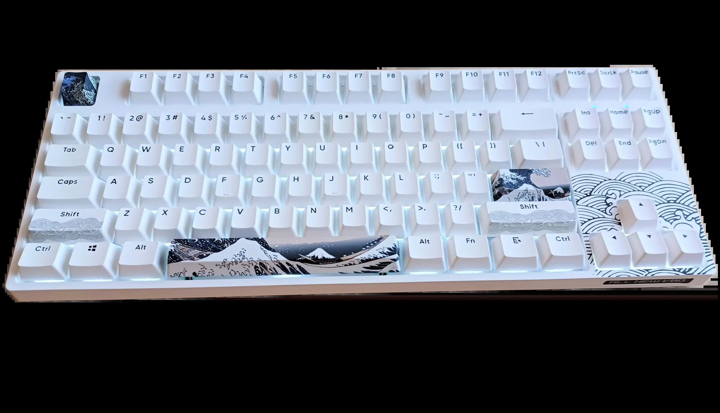 KBParadise V80 V2 Great Wave Mechanical Keyboard - Thumbnail 2