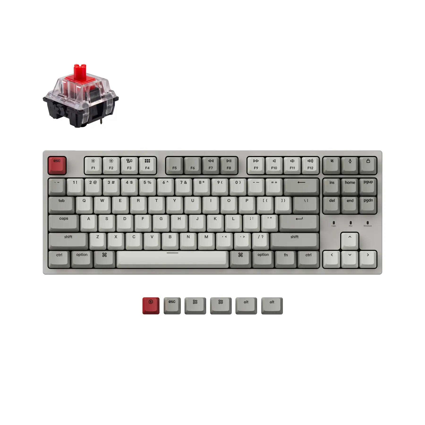 Keychron C1 US Mechanical Keyboard - Thumbnail 2