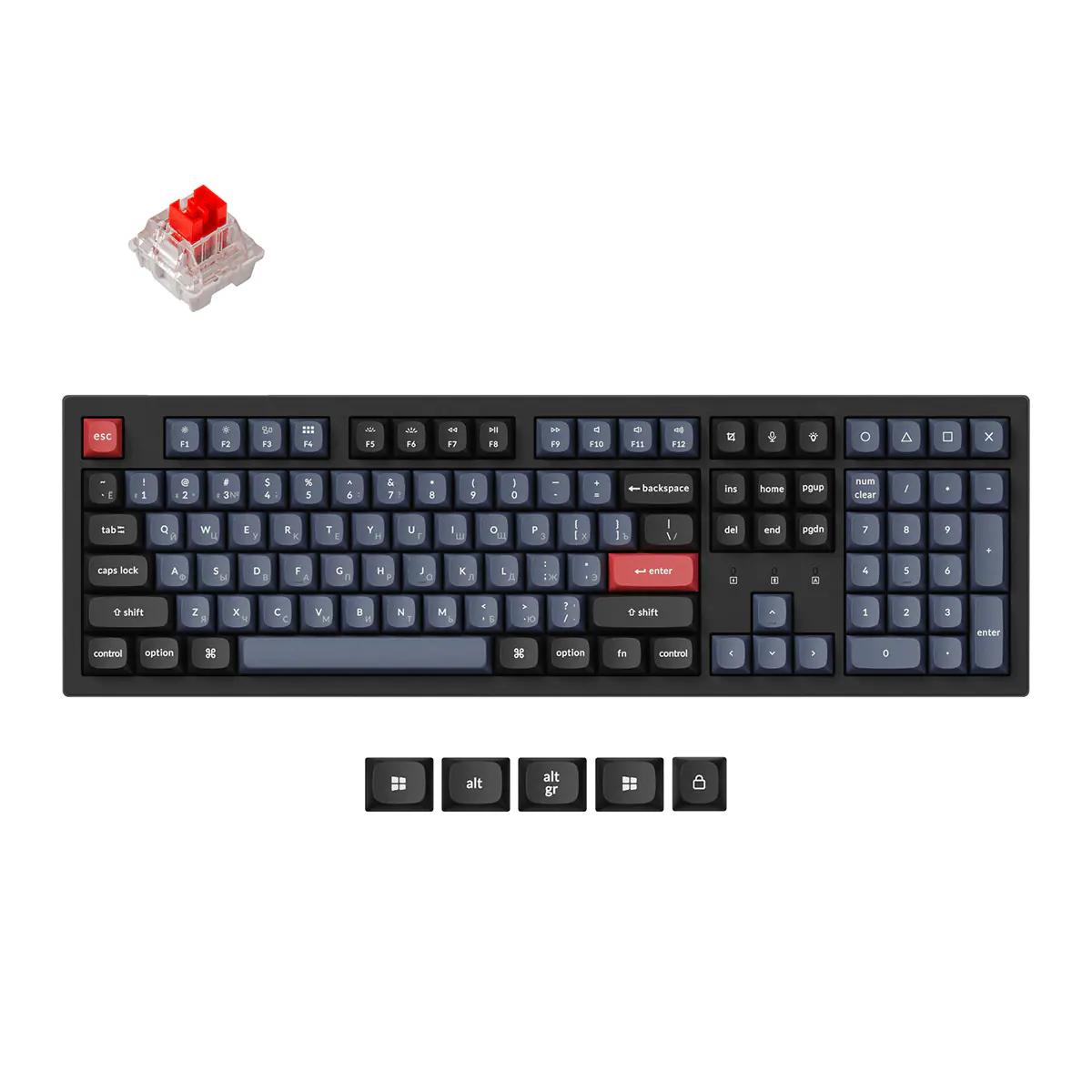 Keychron K10 Pro Russian RU Mechanical Keyboard - Main Image