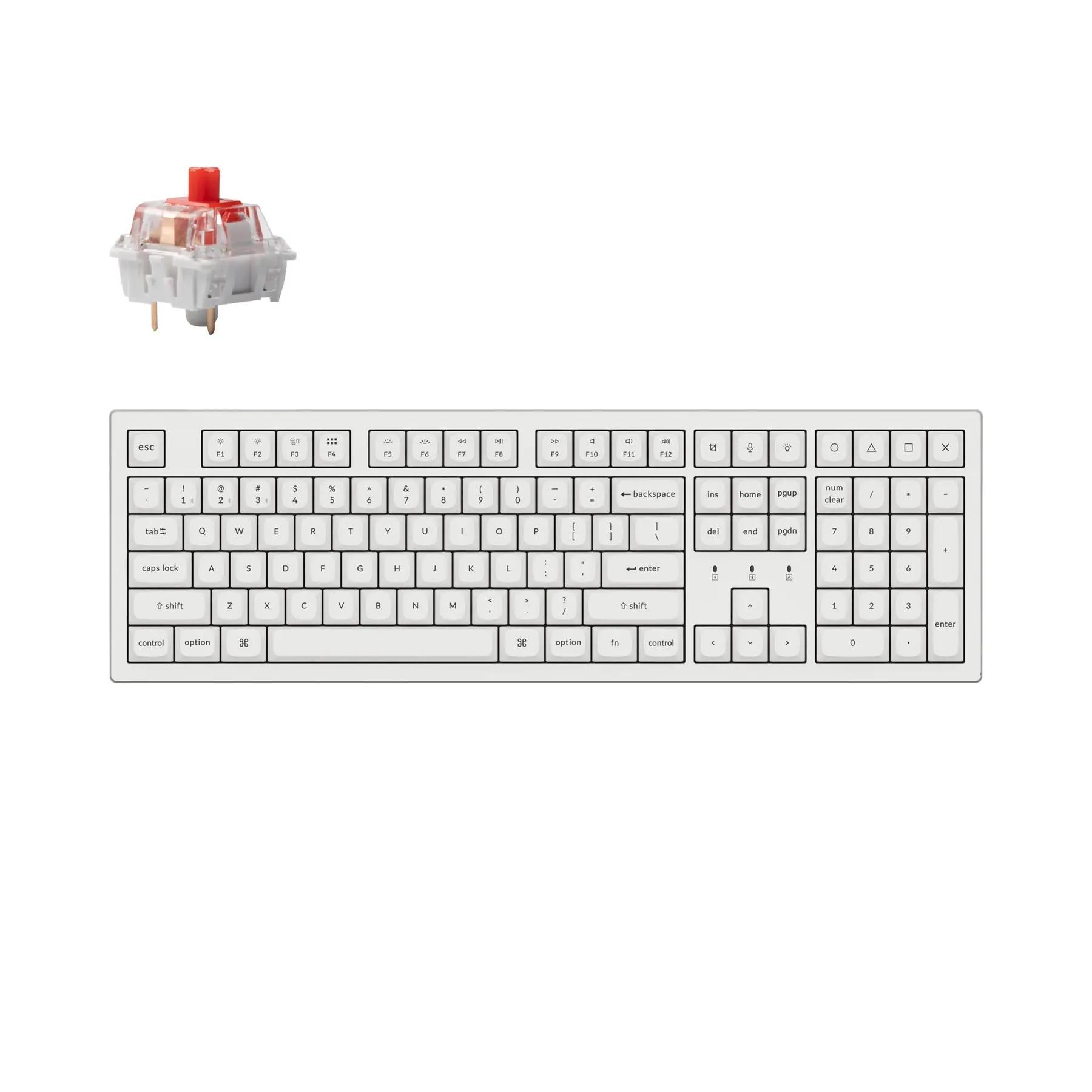 Keychron K10 Pro US Mechanical Keyboard - Thumbnail 2