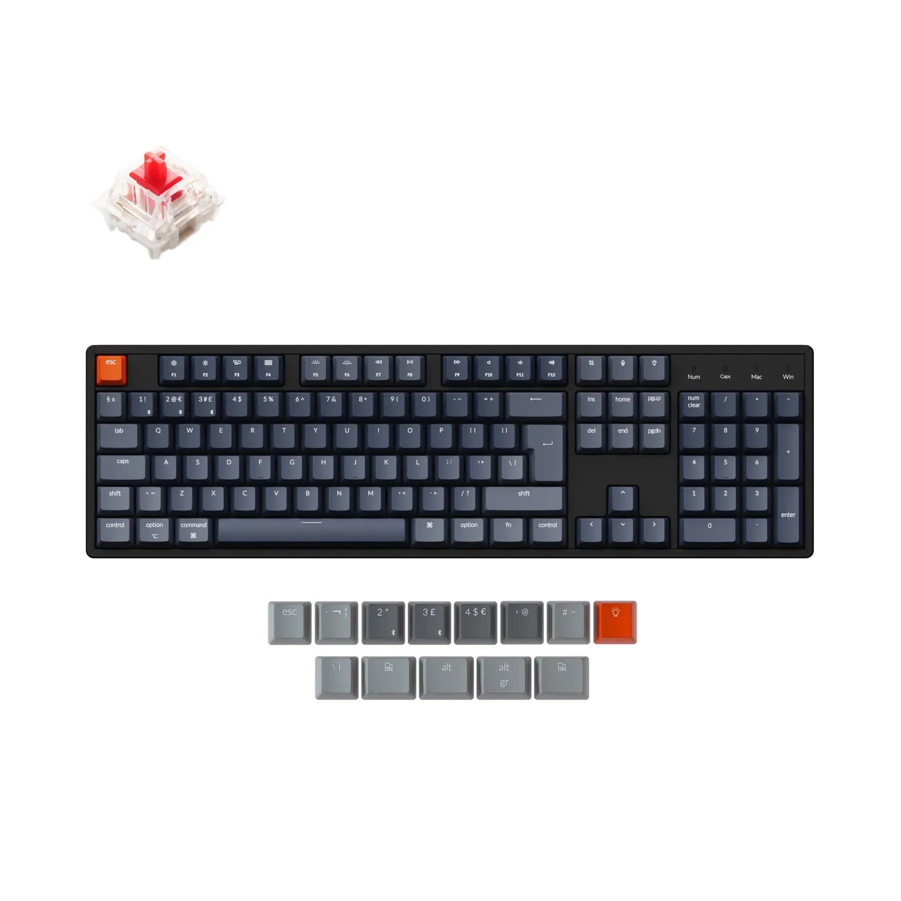 Keychron K10 UK Mechanical Keyboard - Main Image