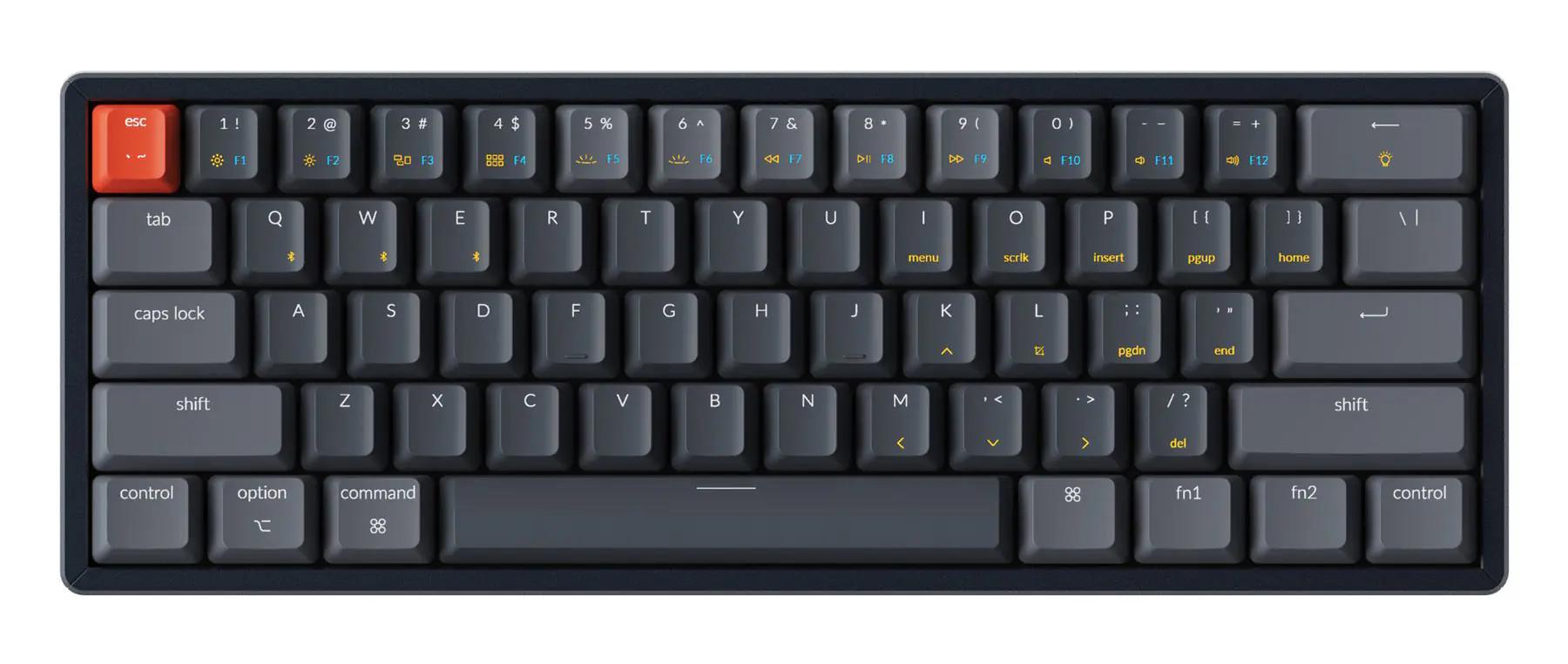 Keychron K12 Laser Etched Mechanical Keyboard - Main Image