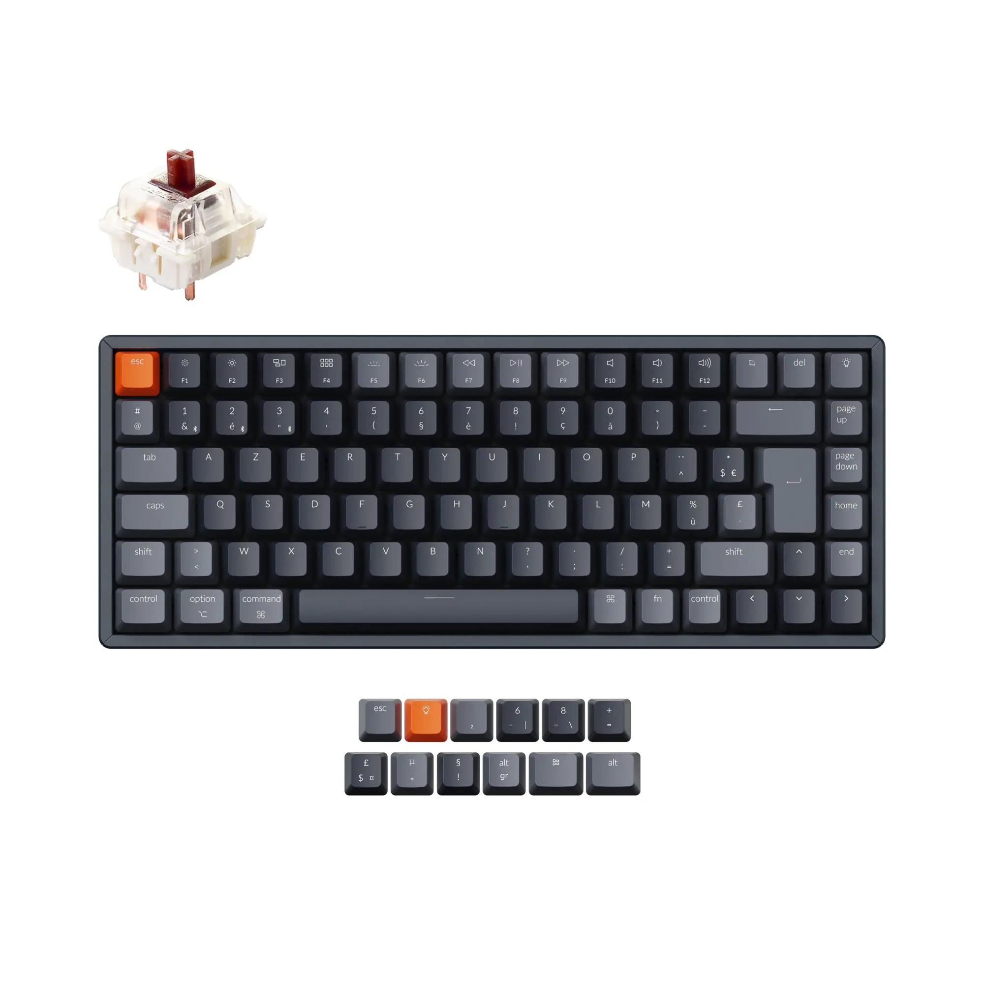 Keychron K2 France ISOFR Version 2 Mechanical Keyboard - Thumbnail 2