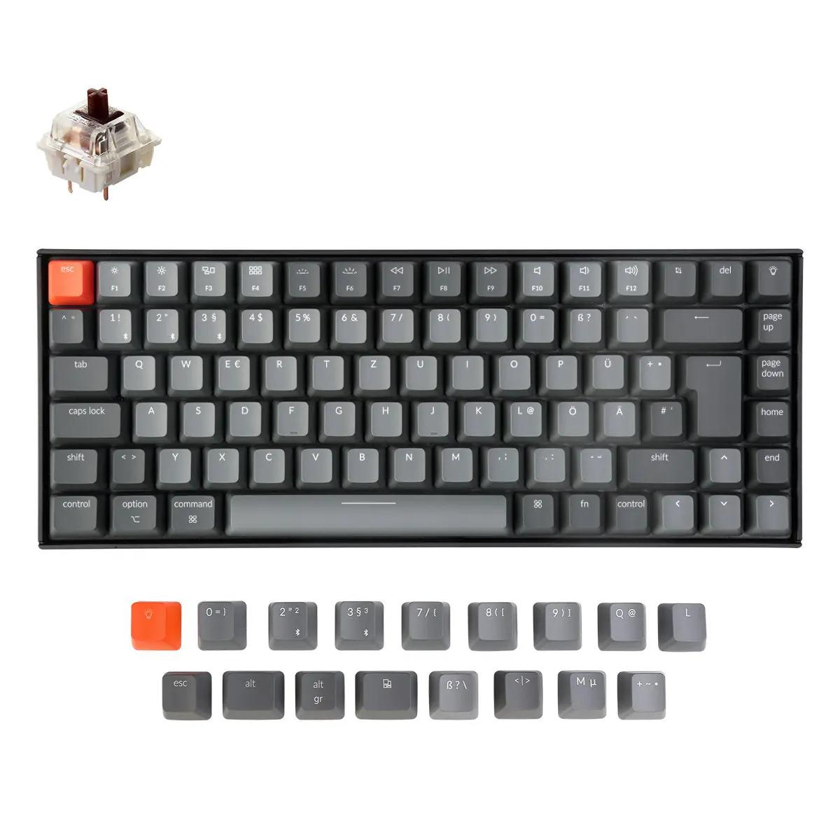 Keychron K2 German ISODE Version 2 Mechanical Keyboard - Thumbnail 2