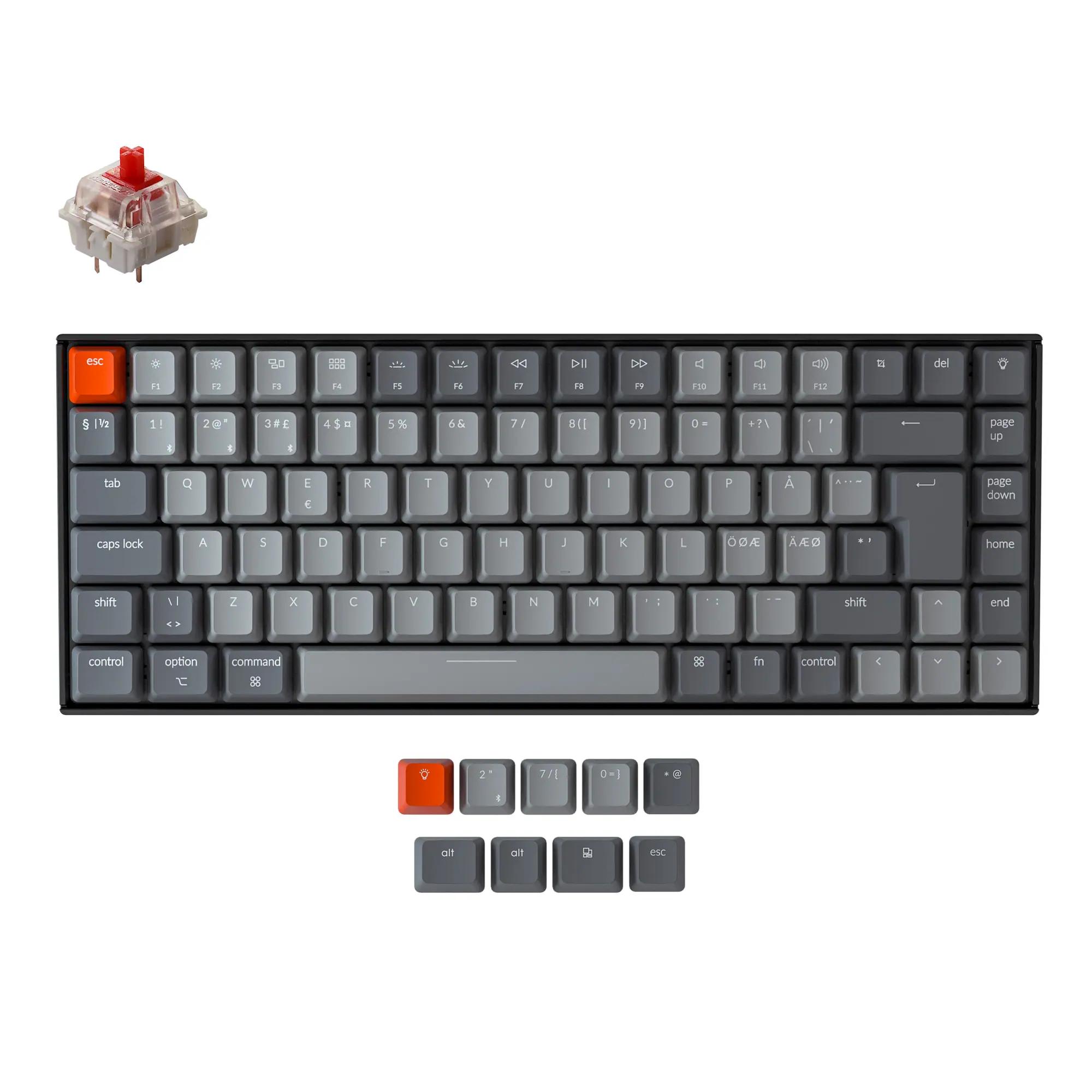 Keychron K2 Nordic Version 2 Mechanical Keyboard - Main Image
