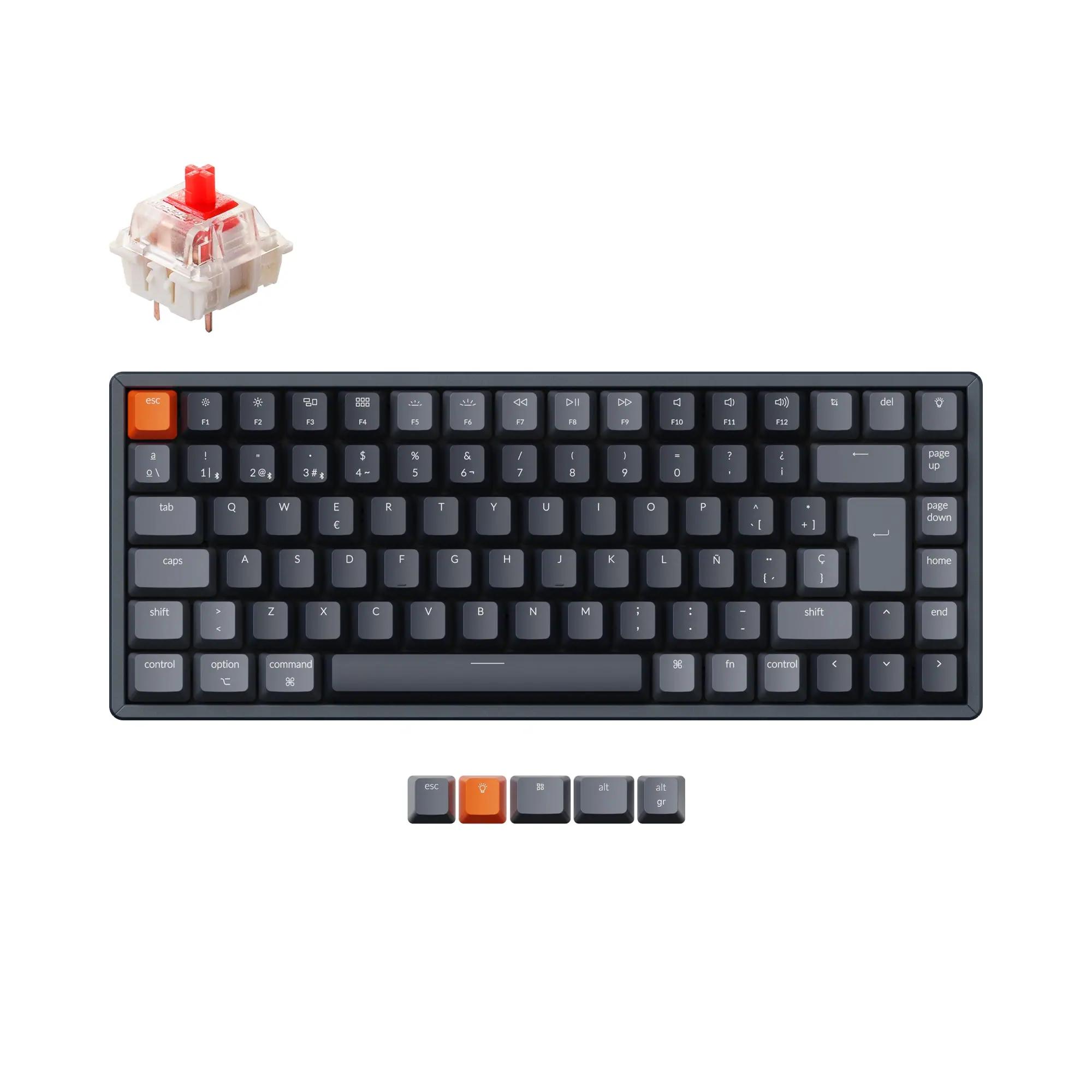 Keychron K2 Spanish ISOES Version 2 Mechanical Keyboard - Main Image