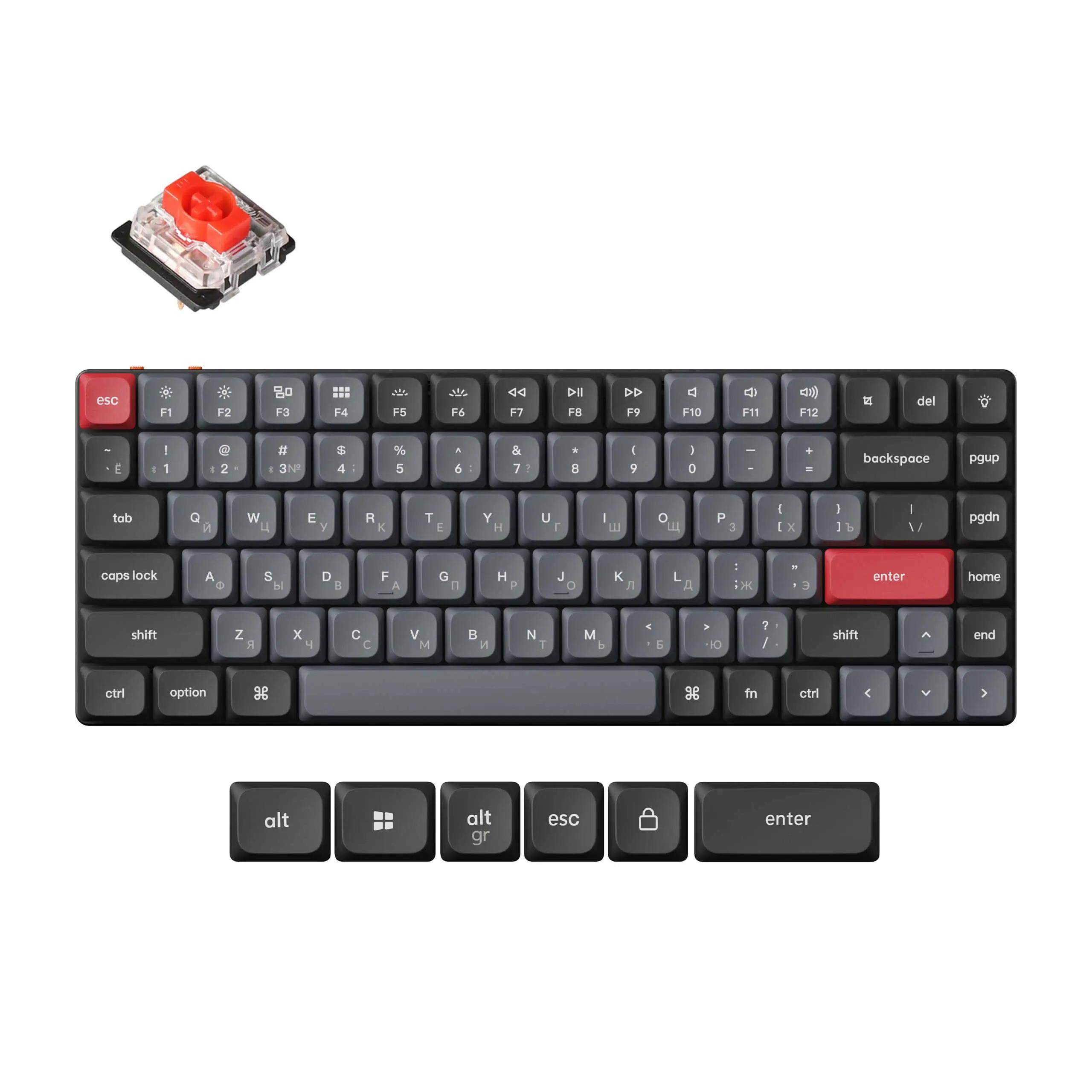 Keychron K3 Pro Russian RU Mechanical Keyboard - Main Image