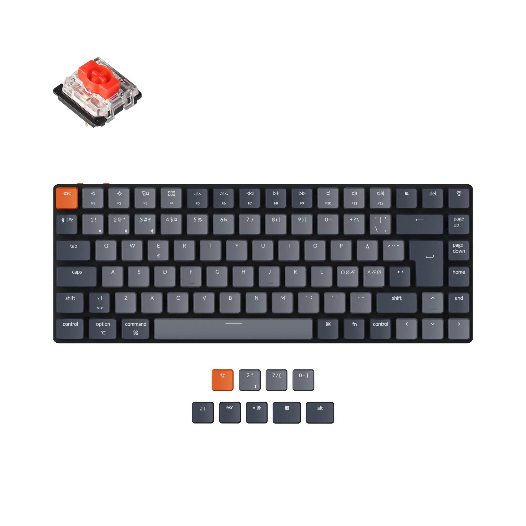 Keychron K3 Ultraslim Nordic Version 2 Mechanical Keyboard - Main Image