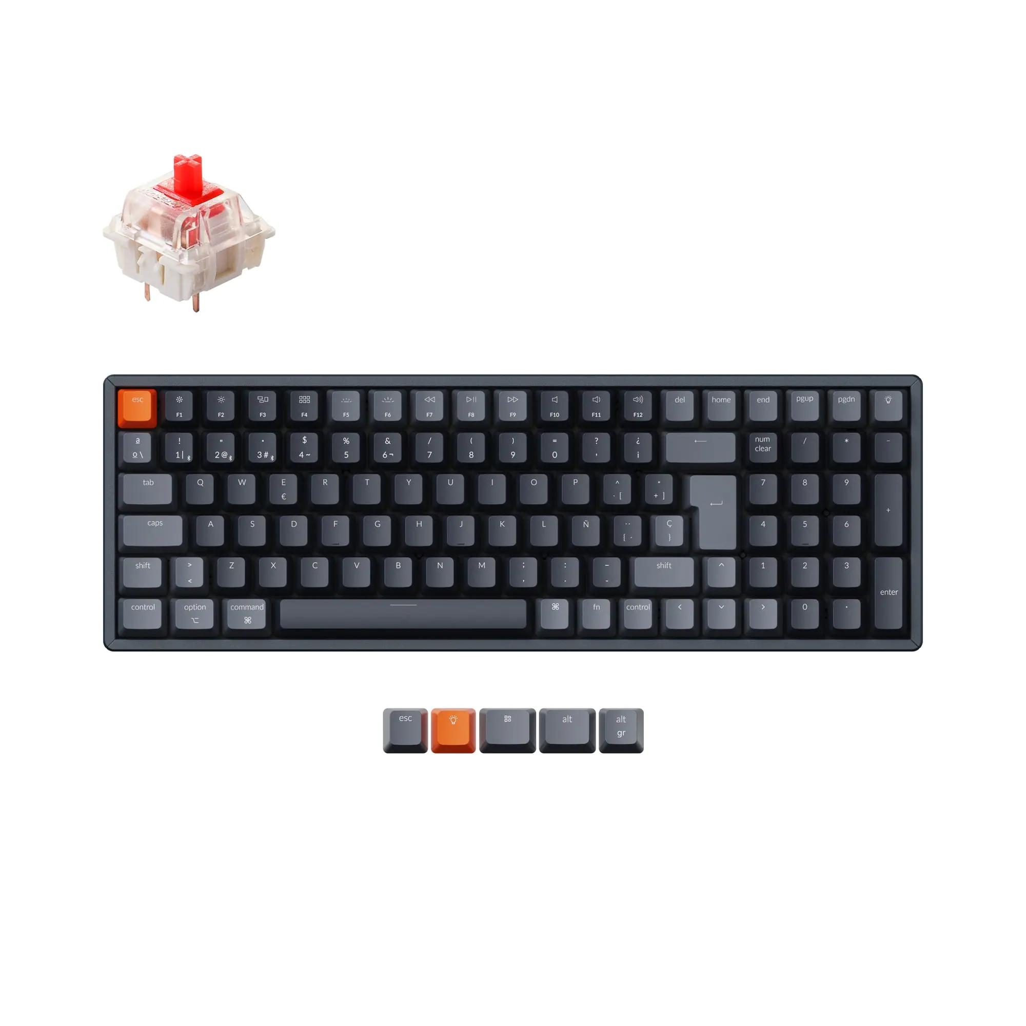 Keychron K4 Spanish ISOES Version 2 Mechanical Keyboard - Main Image
