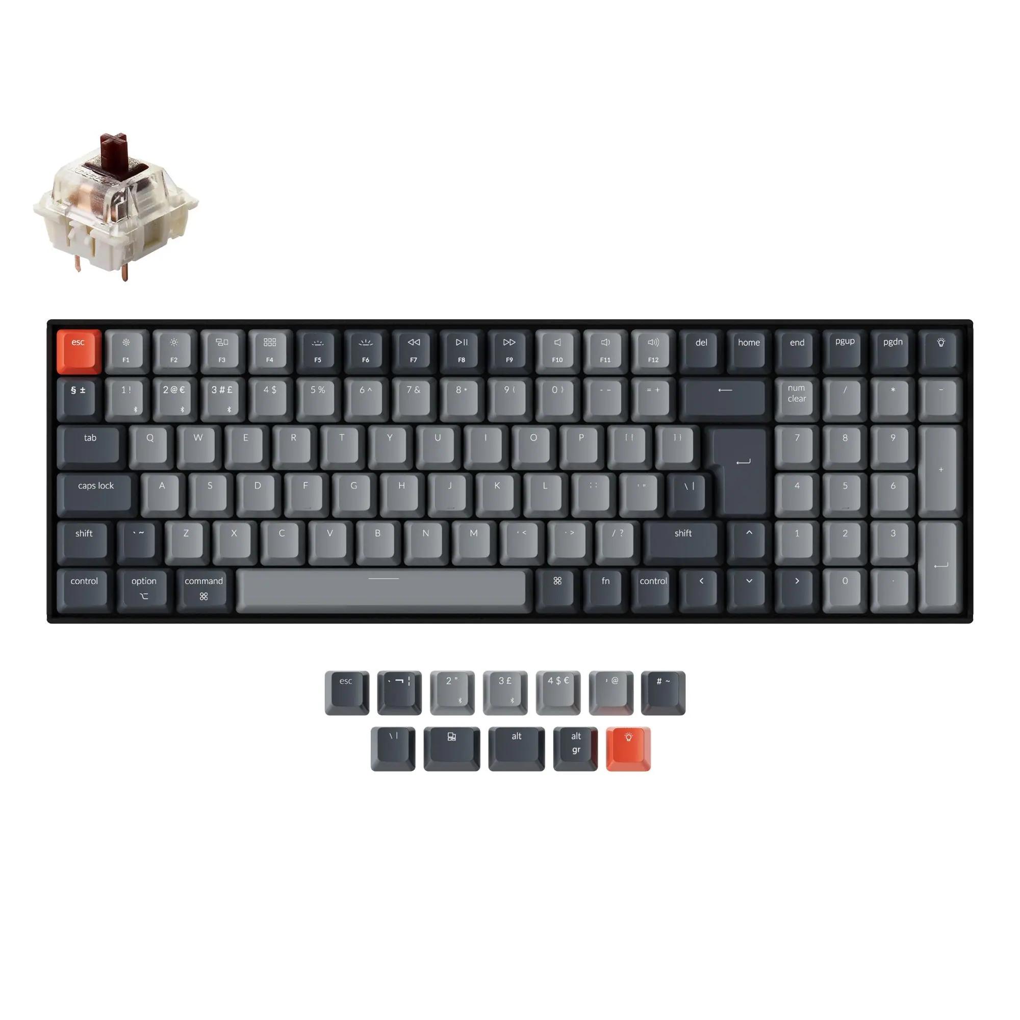 Keychron K4 UK Version 2 Mechanical Keyboard - Thumbnail 2