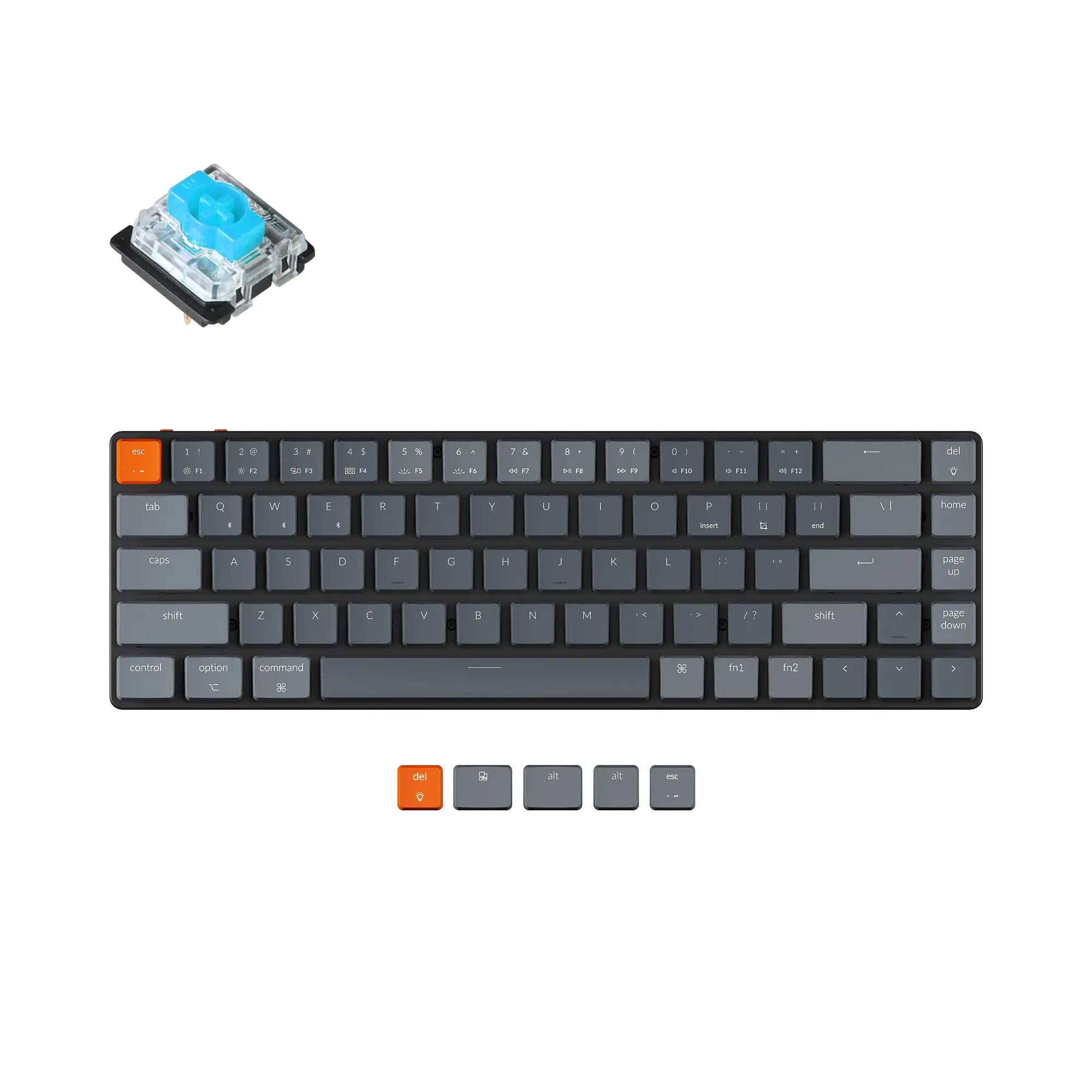 Keychron K7 Ultraslim Mechanical Keyboard - Thumbnail 2