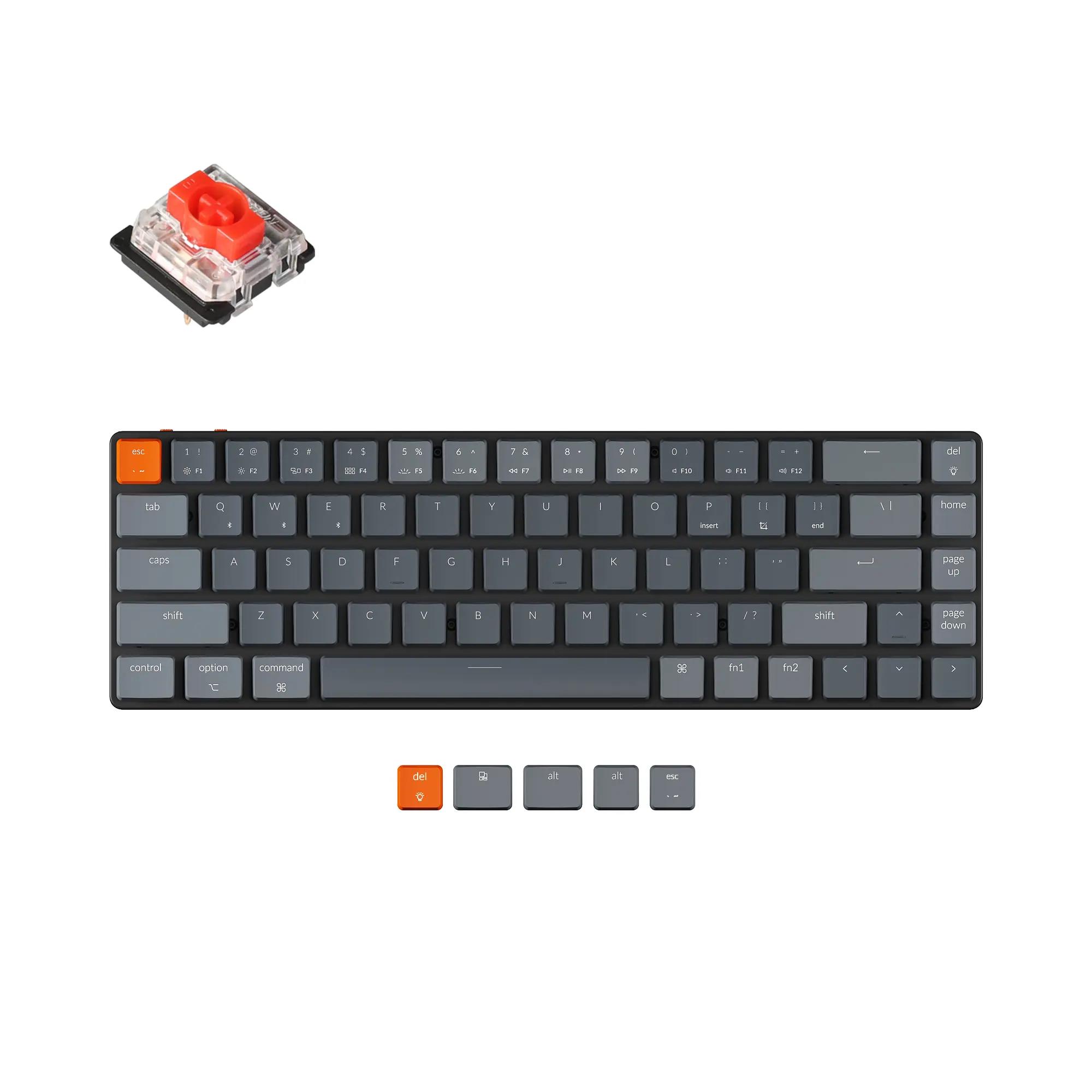 Keychron K7 Ultraslim Mechanical Keyboard - Main Image