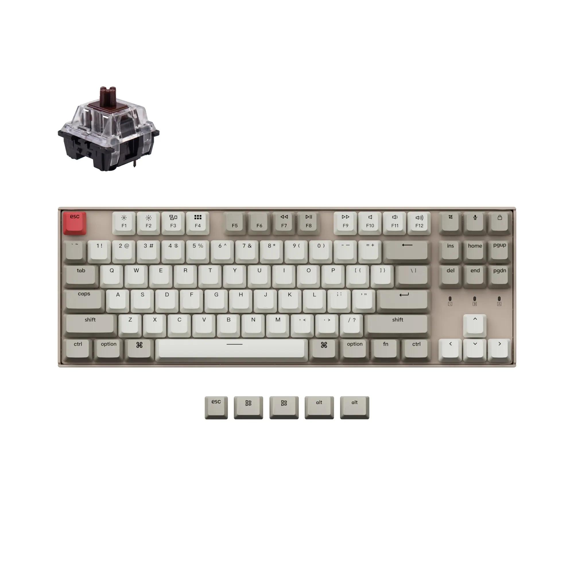 Keychron K8 NonBacklight Mechanical Keyboard - Thumbnail 2