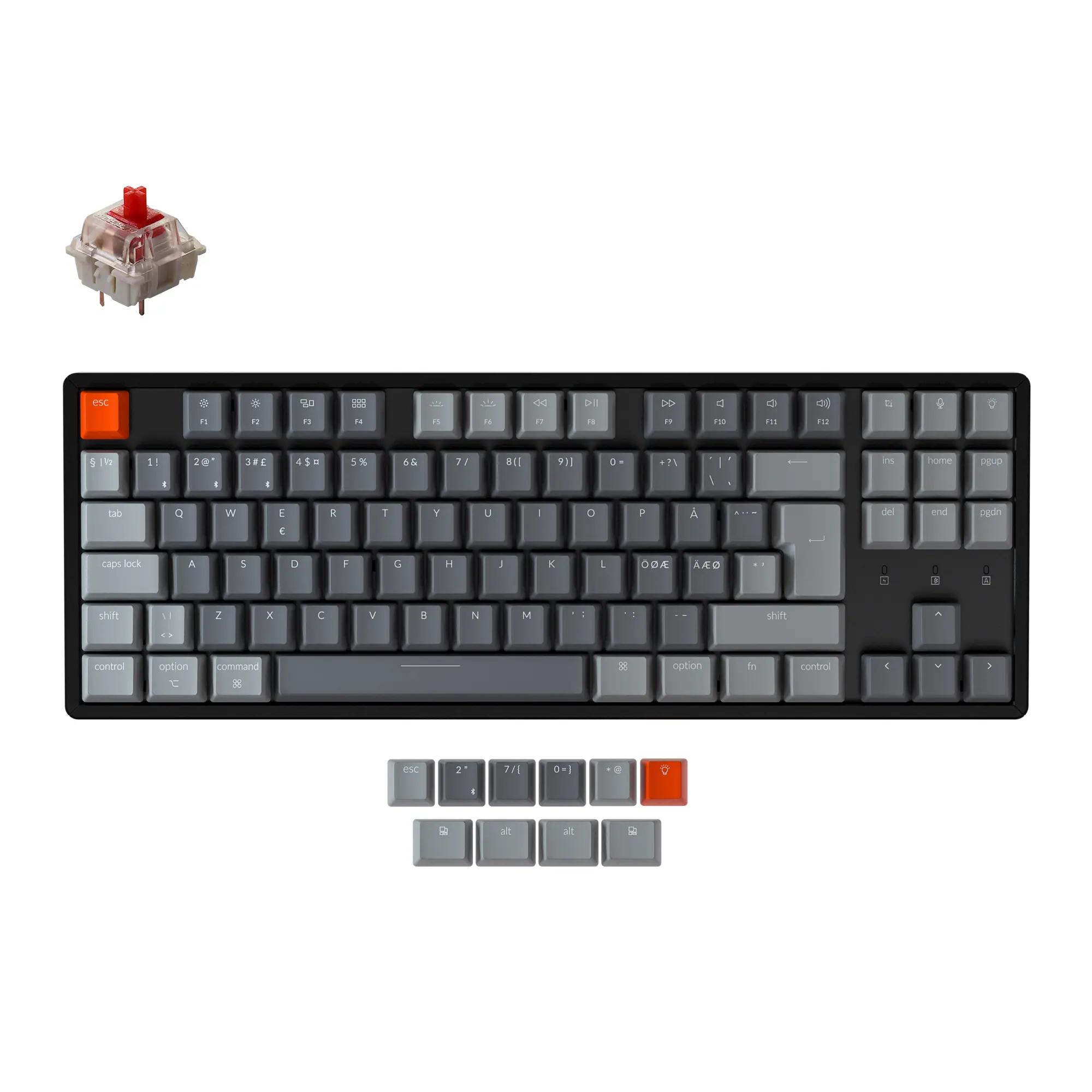 Keychron K8 Nordic Mechanical Keyboard - Main Image