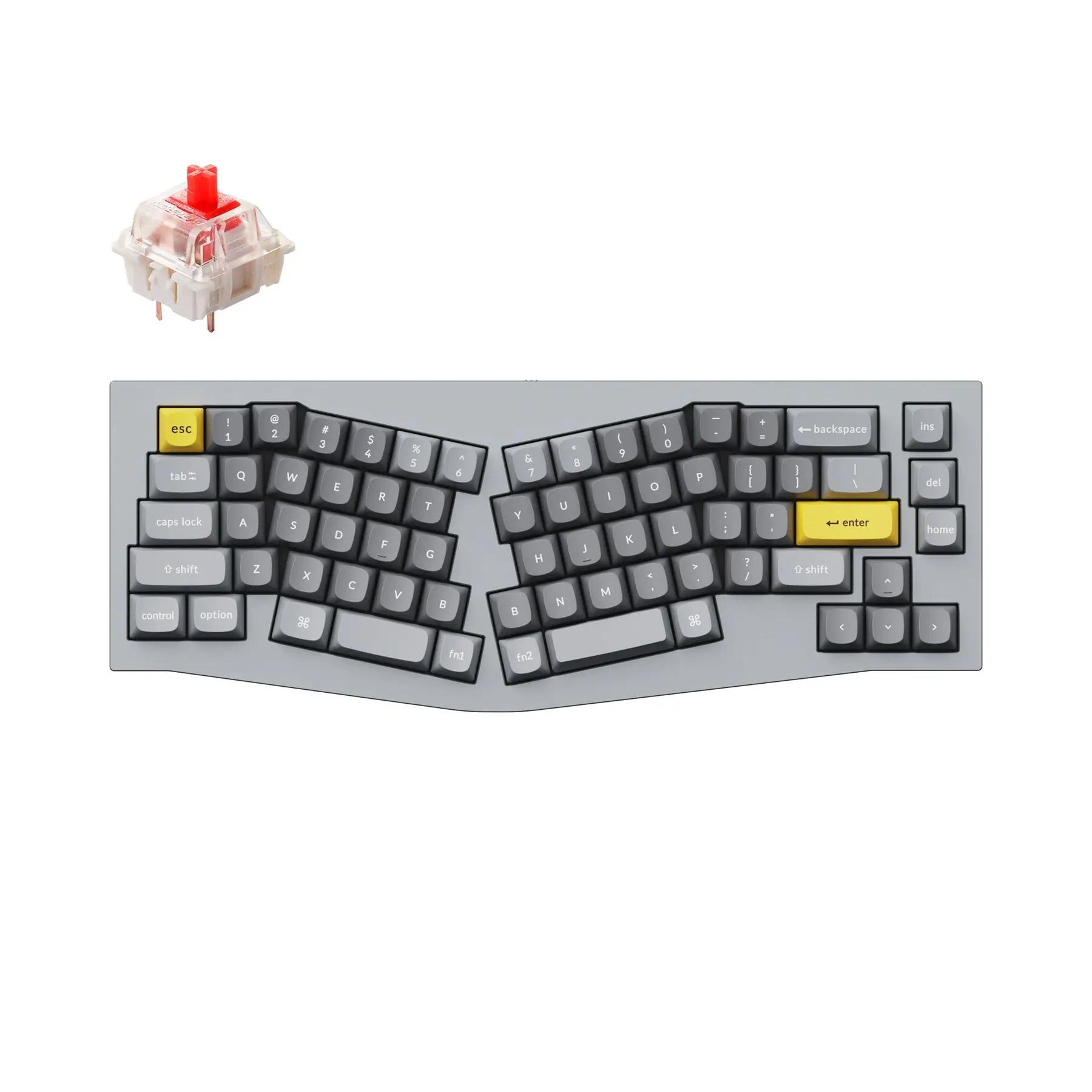 Keychron Q8 Alice US Mechanical Keyboard - Thumbnail 2