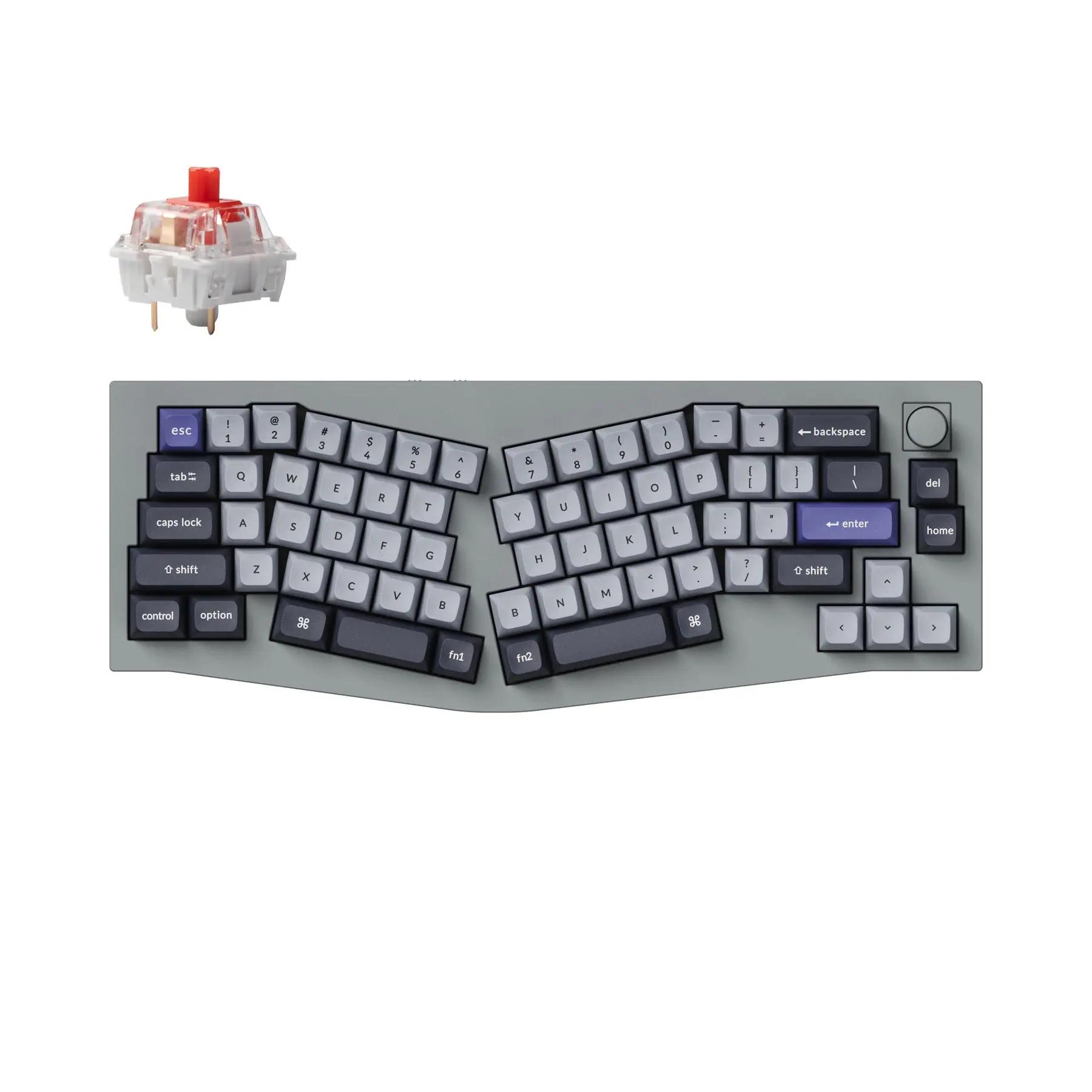 Keychron Q8 Pro Alice US Mechanical Keyboard - Thumbnail 2