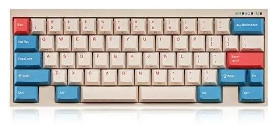 Leopold FC630MBT Coral Mechanical Keyboard - Main Image