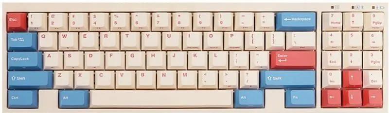 Leopold FC730MBT V2 Coral Mechanical Keyboard - Main Image