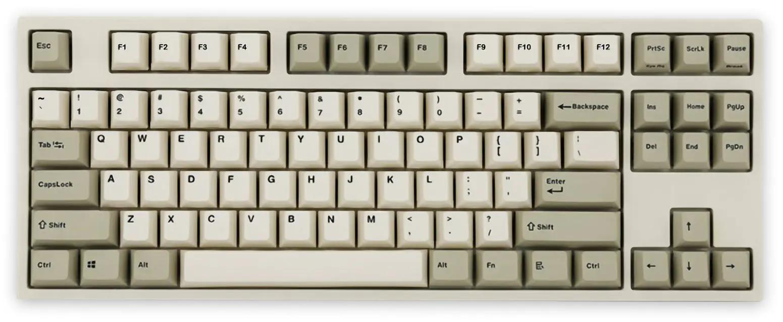 Leopold FC750RBT Two Tone Mechanical Keyboard - Main Image