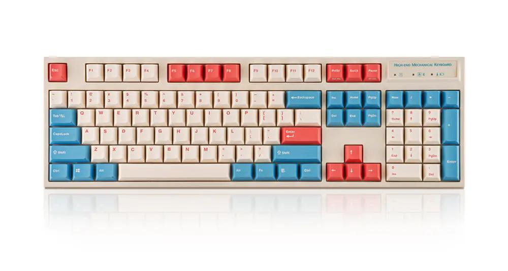 Leopold FC900RBT Coral Mechanical Keyboard - Main Image